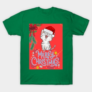 christmas cat T-Shirt